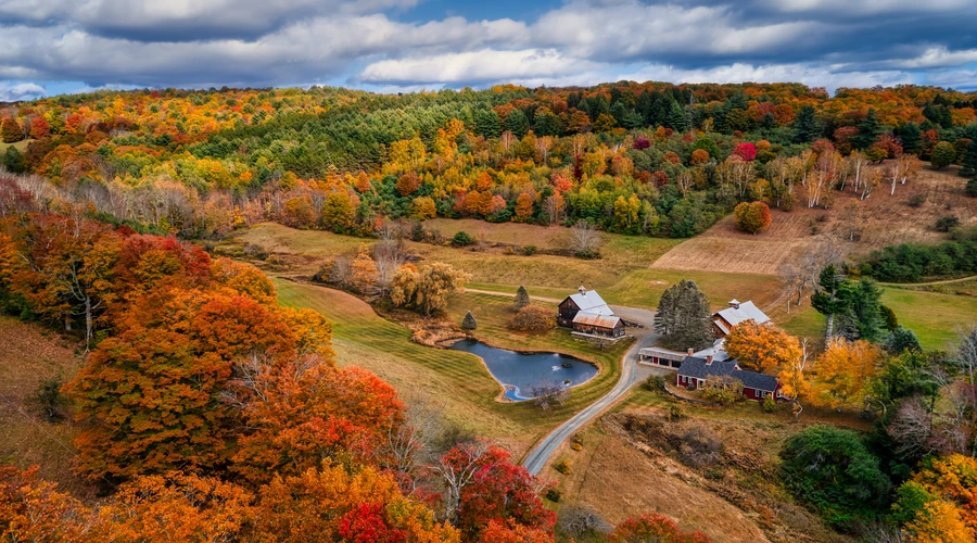 Vermont, USA - Fall Destination on North America
